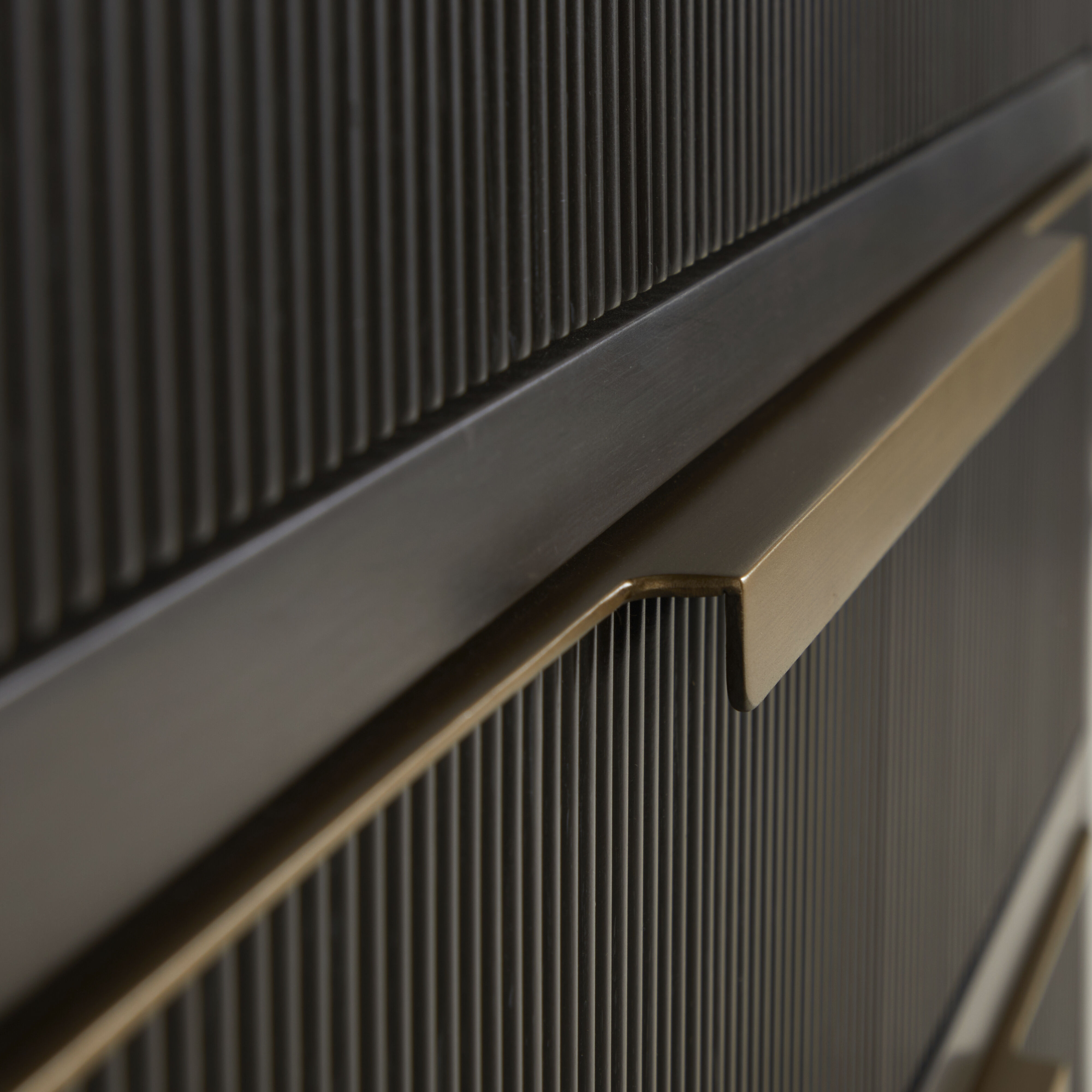 Riggs Sesame Black and Stained Brass Chest