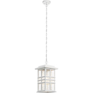 Beacon Square 1 Light 10 inch White Outdoor Hanging Pendant