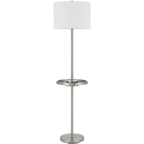 Crofton 62 inch 150.00 watt Brushed Steel Floor Lamp Portable Light
