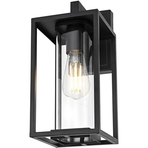 Memphis 1 Light 13.5 inch Black Outdoor Wall Sconce