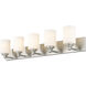 Soledad 5 Light 38.75 inch Brushed Nickel Vanity Wall Light