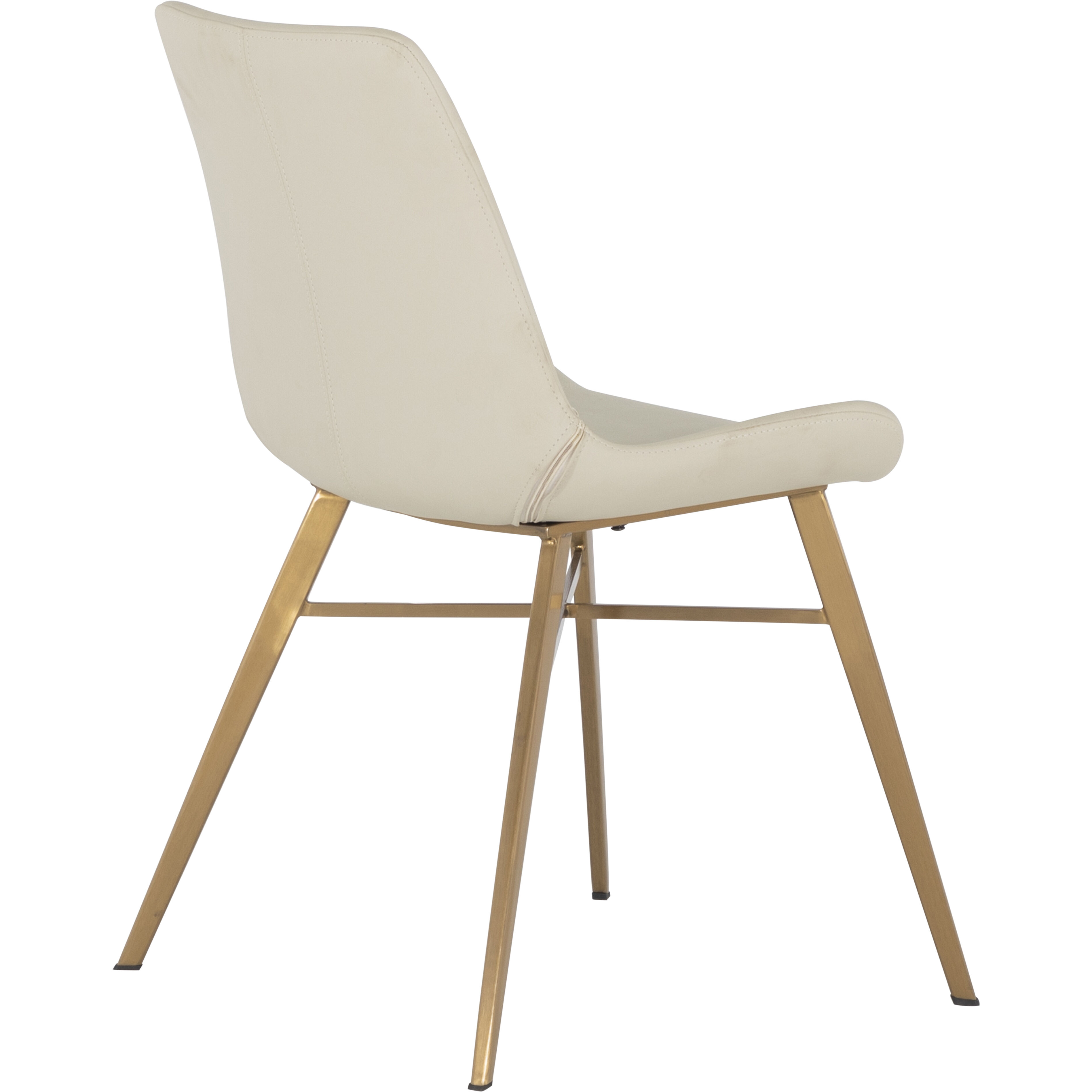 Hines White & Ivory / Yellow Dining Chair