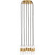 Sean Lavin Lassell 8 Light 10.3 inch Natural Brass Chandelier Ceiling Light