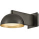 Vargas 14 inch 5.00 watt Black Oxide with Gold Leaf Task Sconce Wall Light