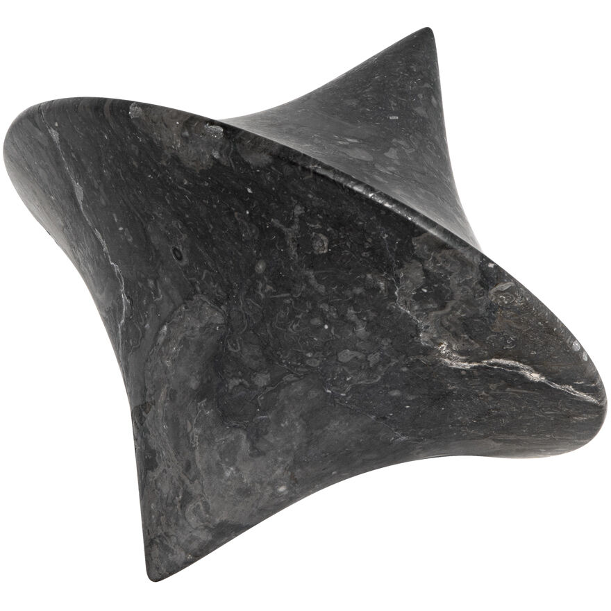 Simone Black Marble Object, Set of 2