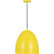 Z-Studio 3 Light 19 inch Yellow Pendant Ceiling Light