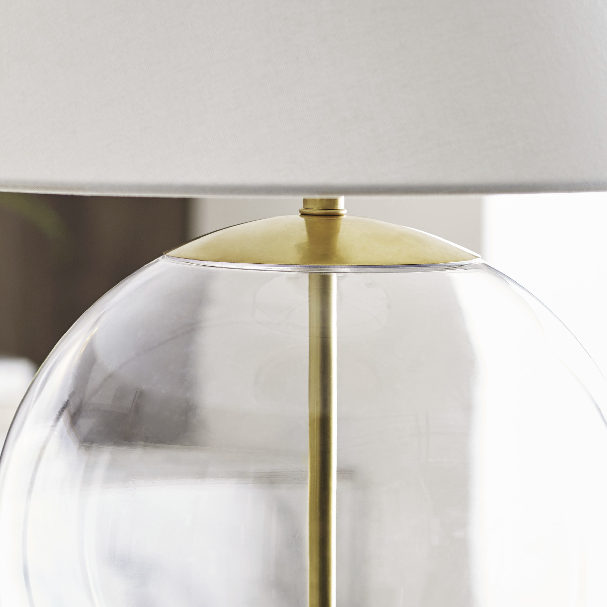 AERIN Morton 24.5 inch 100.00 watt Clear Glass Table Lamp Portable Light