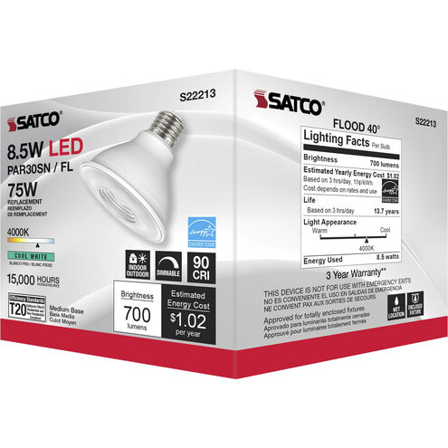 Lumos LED LED PAR Medium 8.50 watt Light Bulbs