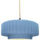 Radiance 1 Light 14.5 inch Sky Blue and Matte Black Pendant Ceiling Light