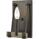 Transitions 1 Light 5 inch Oil Rubbed Bronze with Aspen Vanity Light Wall Light