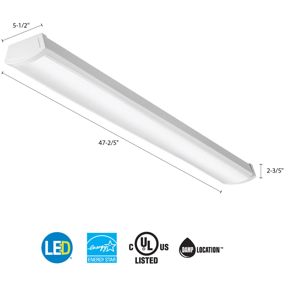 Led wraparound ceiling lights hot sale