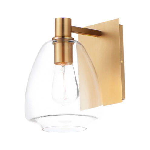 Babylon 1 Light 7 inch Satin Brass Wall Sconce Wall Light