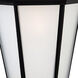 Richmond 1 Light 18 inch Matte Black Exterior Wall Mount