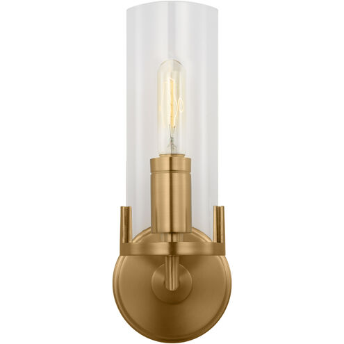 TOB by Thomas O'Brien Mezzo 1 Light 5 inch Burnished Brass Bath Vanity Wall Sconce Wall Light