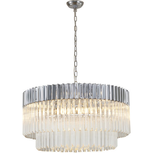Canada 31.5 inch Chrome Chandelier Ceiling Light