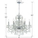 Imperial 6 Light 26 inch Polished Chrome Chandelier Ceiling Light in Clear Italian