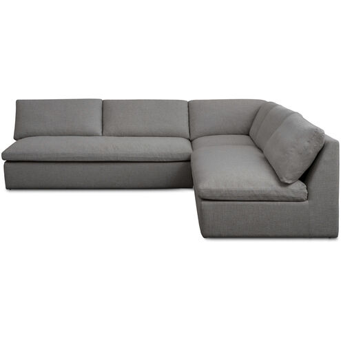 Miles Grey Outdoor Modular in Light Grey, 3 Piece