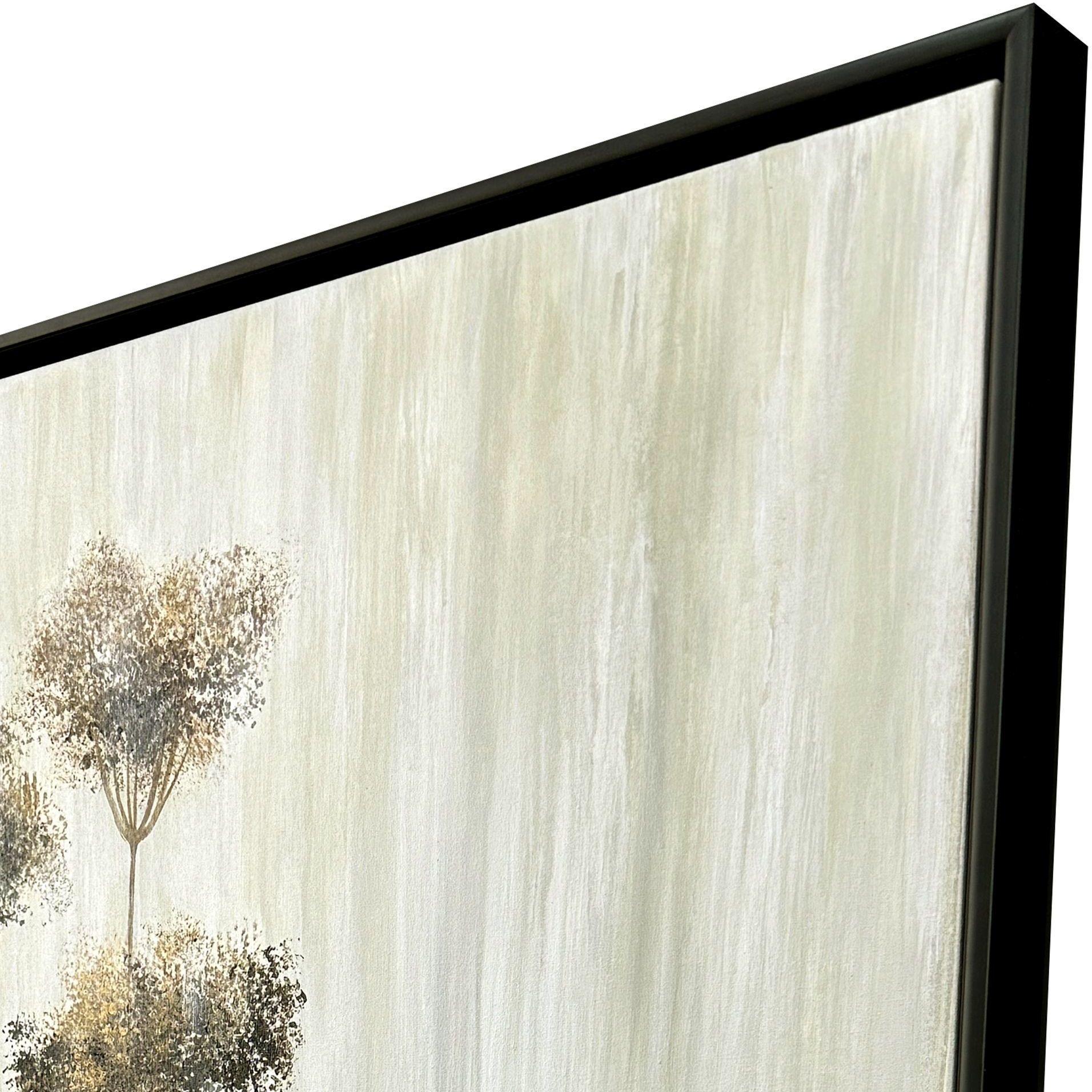 Quiet Place Gray and Brown and Multi and Neutral Canvas, The Studio