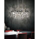 Flurry 7 Light 37 inch Chrome Island/Pool Table Light Ceiling Light
