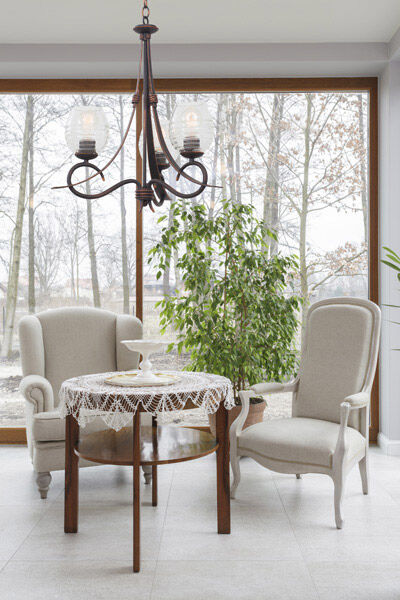 Seabrook 3 Light 21 inch Antique Copper Chandelier Ceiling Light