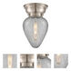 Aditi Geneseo LED 7 inch Brushed Satin Nickel Flush Mount Ceiling Light, Aditi