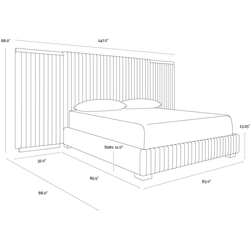 Tarrant Diamond Mink Bed
