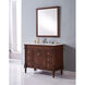 Lexington 42 X 21 X 35 inch Walnut Vanity Set