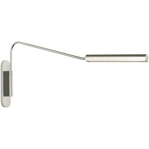Ian K. Fowler Austin LED 3 inch Polished Nickel Articulating Wall Light, Large