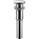 Umbrella Drain Polished Chrome Bathroom Accessory, Non-Closing