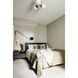 Stella 3 Light 24 inch Old Bronze Semi Flush Ceiling Light