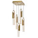 Valira LED 12 inch Brass Mini Pendant Ceiling Light