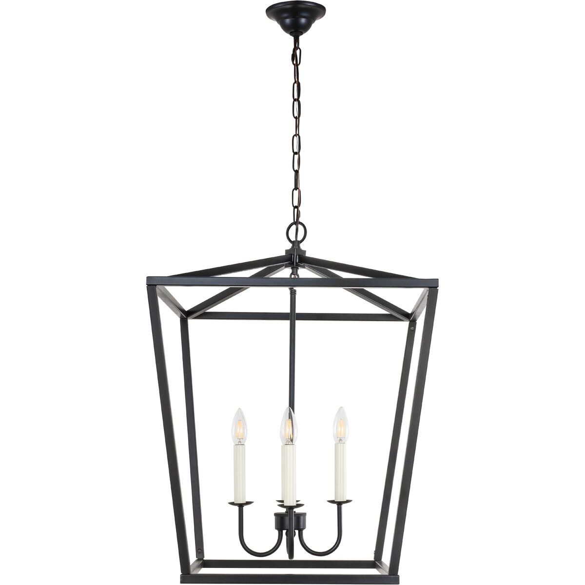 Maddox 4 Light 20 inch Black Pendant Ceiling Light
