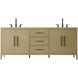 Millie 84 X 35 inch Honey Brown Bathroom Vanity Cabinet
