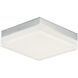Illuminaire II LED 6.25 inch Polished Chrome Flush Mount Ceiling Light