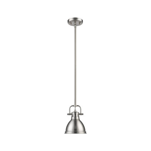 Duncan 1 Light 7 inch Pewter Mini Pendant Ceiling Light