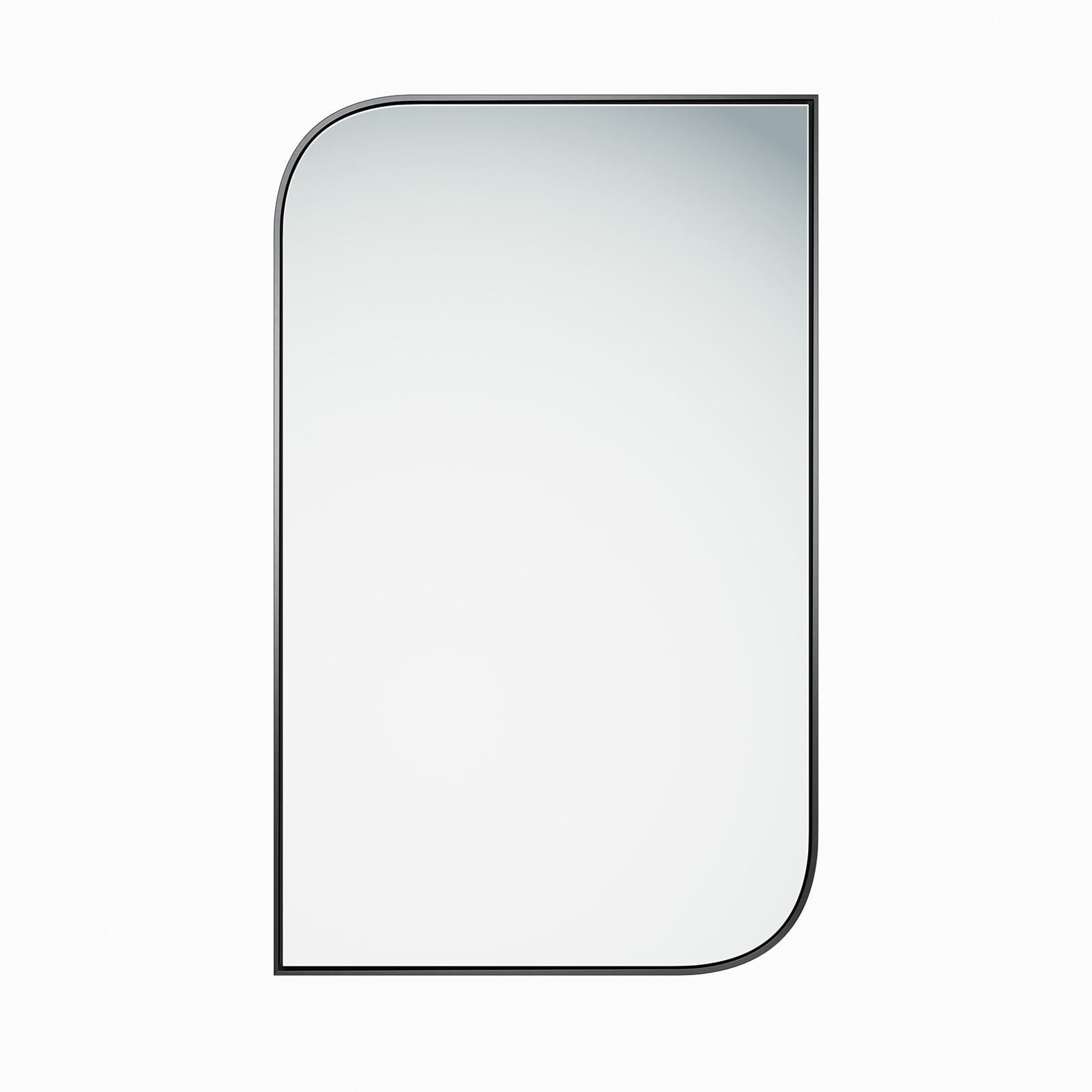 Amara 42 X 26 inch Blackened Steel Mirror