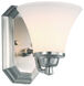 Valletta 1 Light 6 inch Chrome Wall Sconce Wall Light
