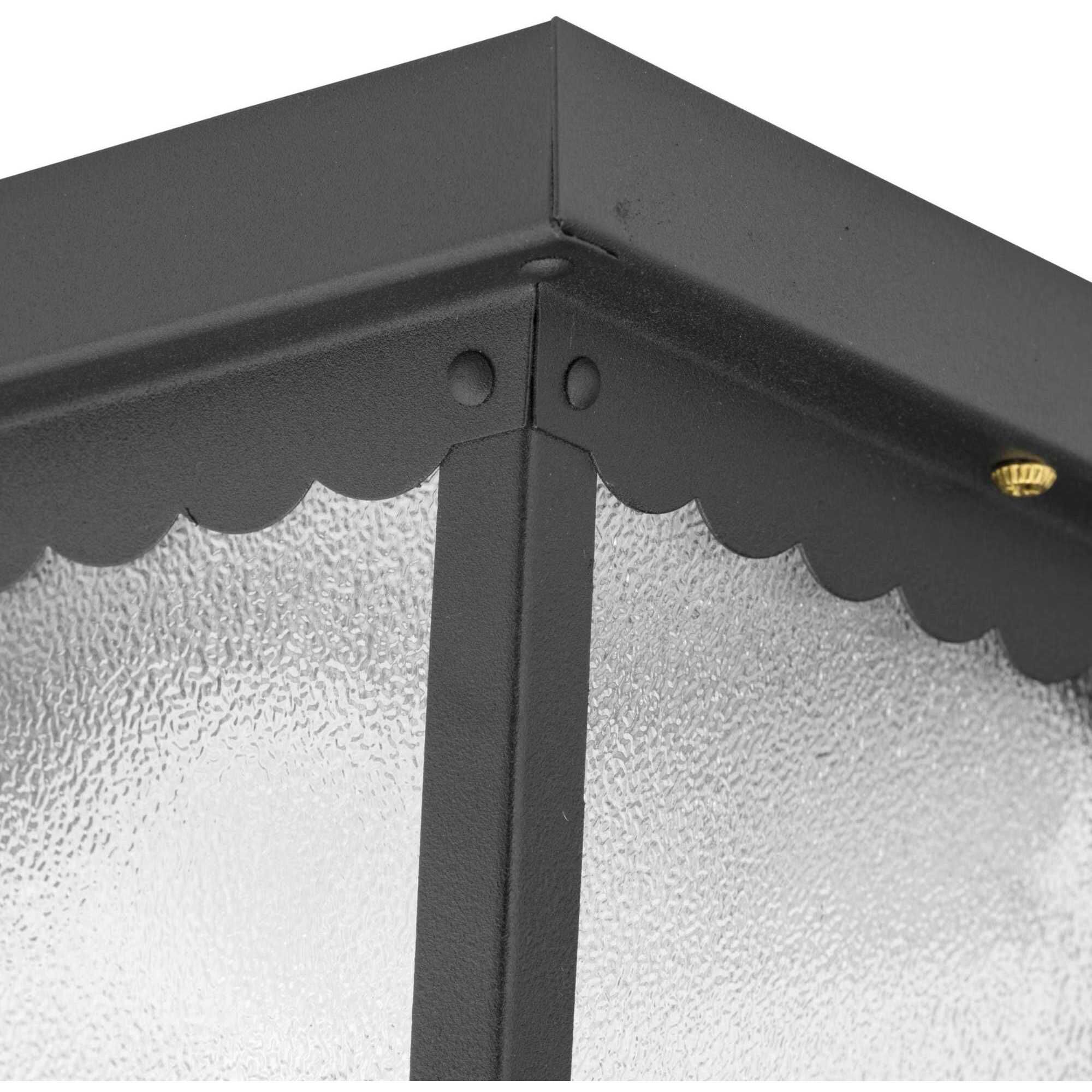 Ceiling Mount 1 Light 7.5 inch Matte Black Outdoor Flush Mount