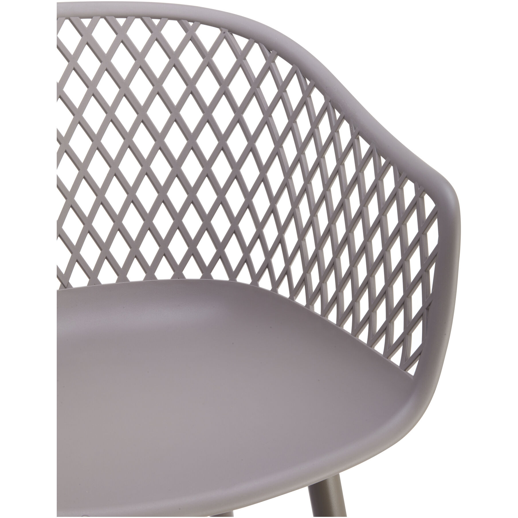 Piazza Grey Outdoor Chair, Set of 2