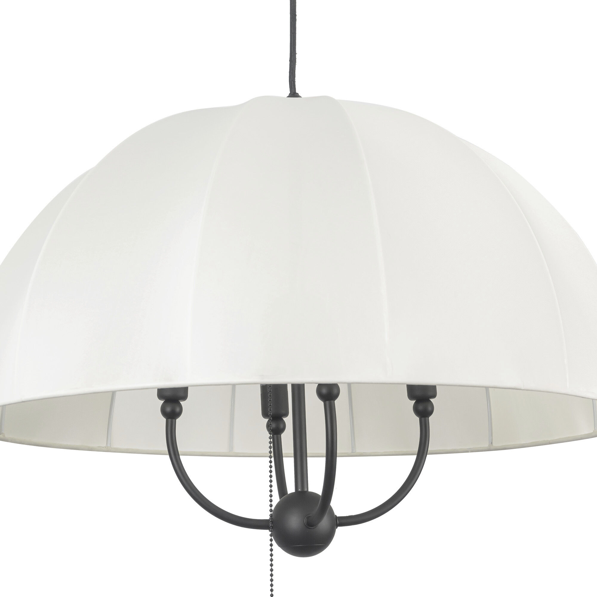 Alora Mood Crosby Pendant Ceiling Light in Matte Black