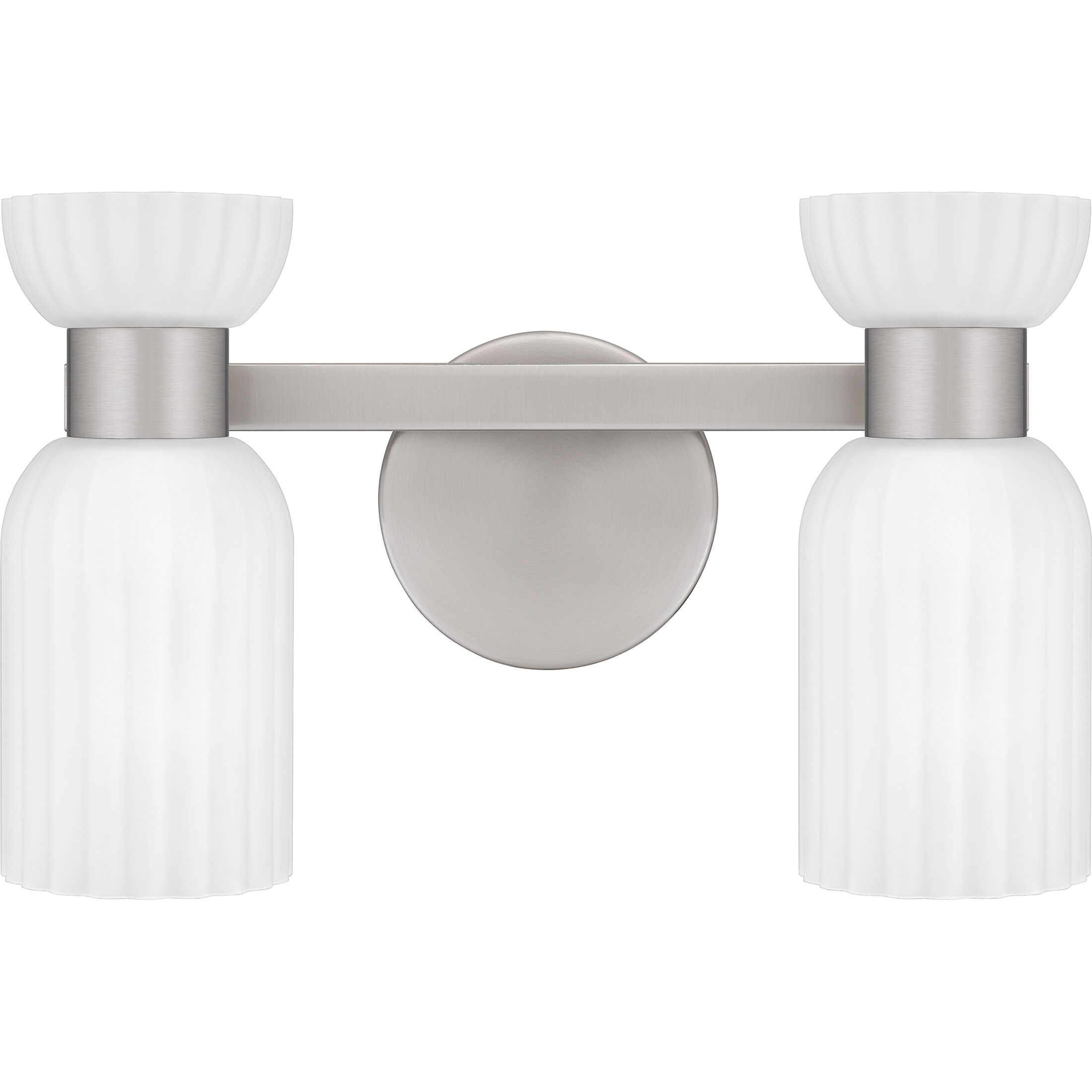 Rembrandt 2 Light 15 inch Brushed Nickel Bath Light Wall Light