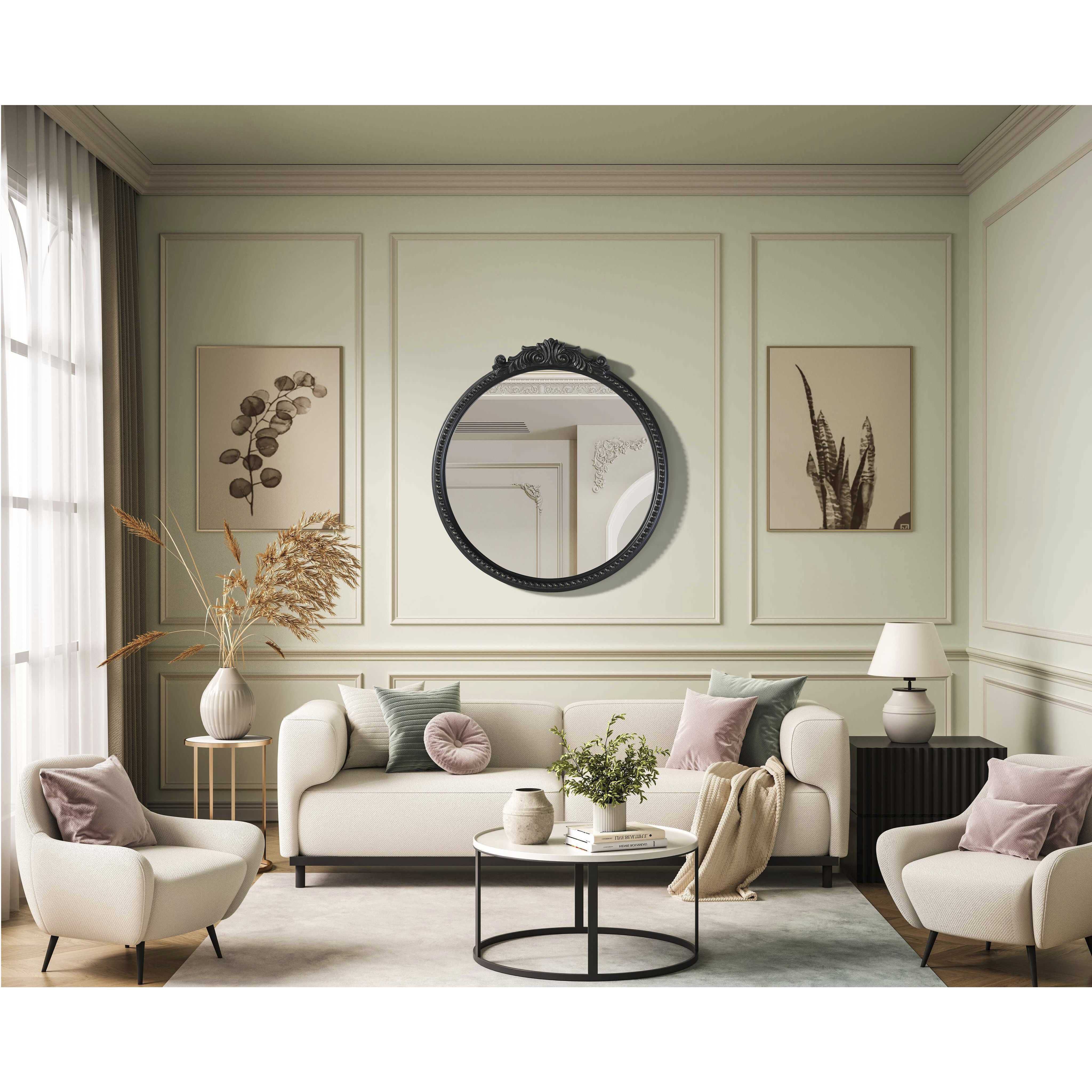 Naomi 25.6 X 24 inch Vintage Bronze Mirror