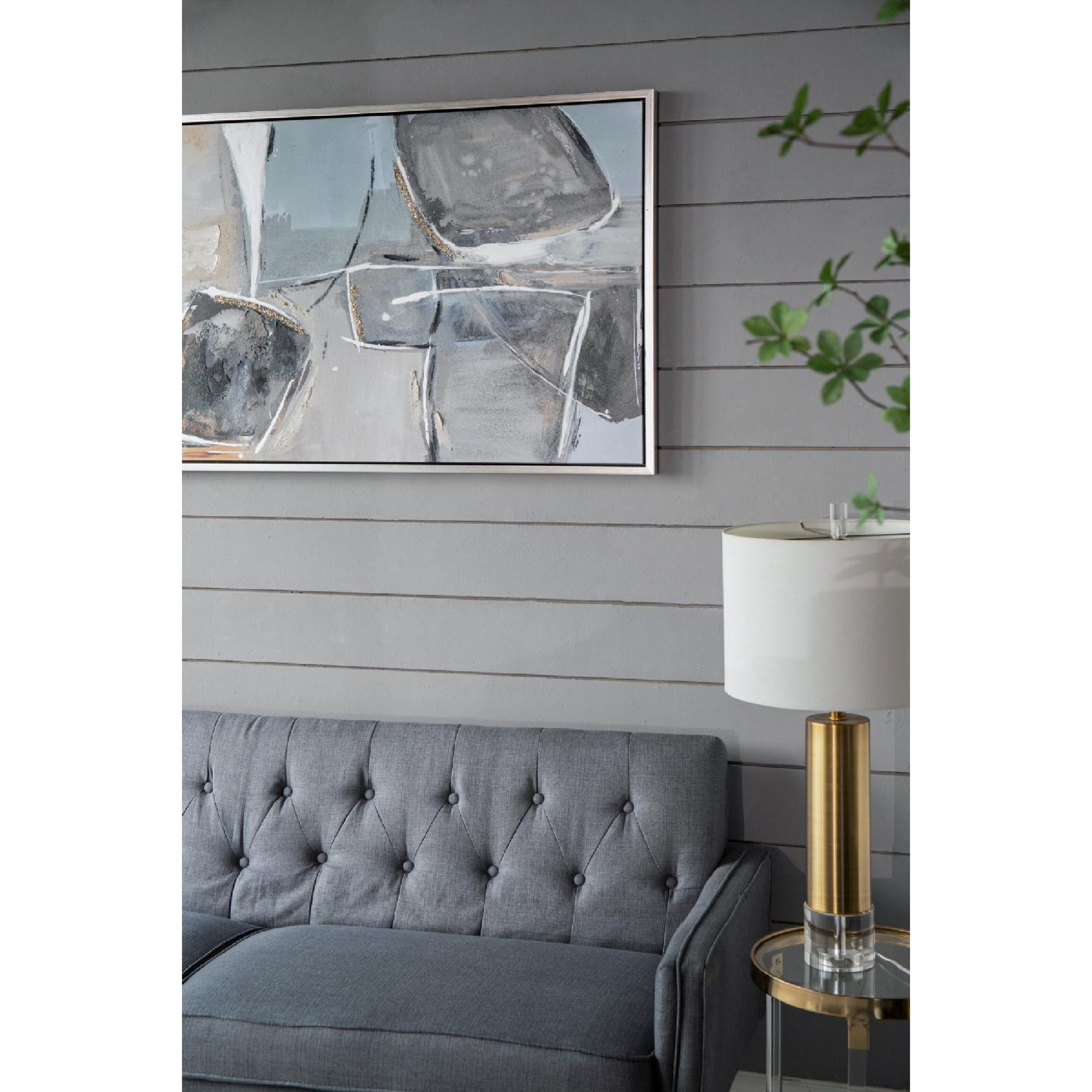 Ice Beige/Gray Wall Art