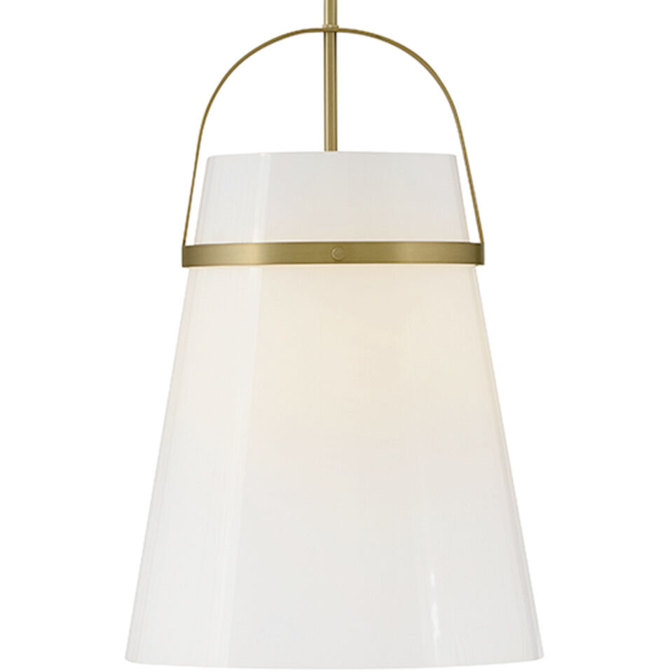 Tori 1 Light 14 inch Lacquered Brass Pendant Ceiling Light