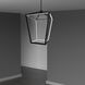 Cage LED 17 inch Matte Black Chandelier Ceiling Light