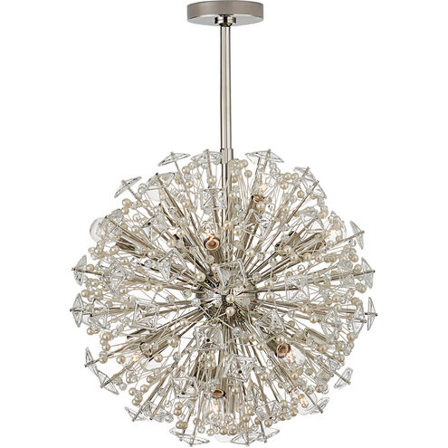 kate spade new york Dickinson 17 Light 22.25 inch Polished Nickel Chandelier Ceiling Light, Medium