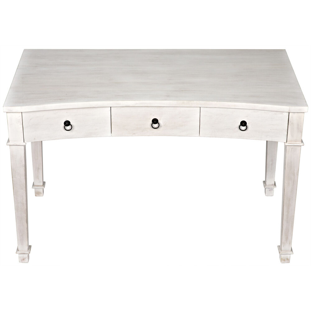 Curba 48 X 26 inch White Wash Desk
