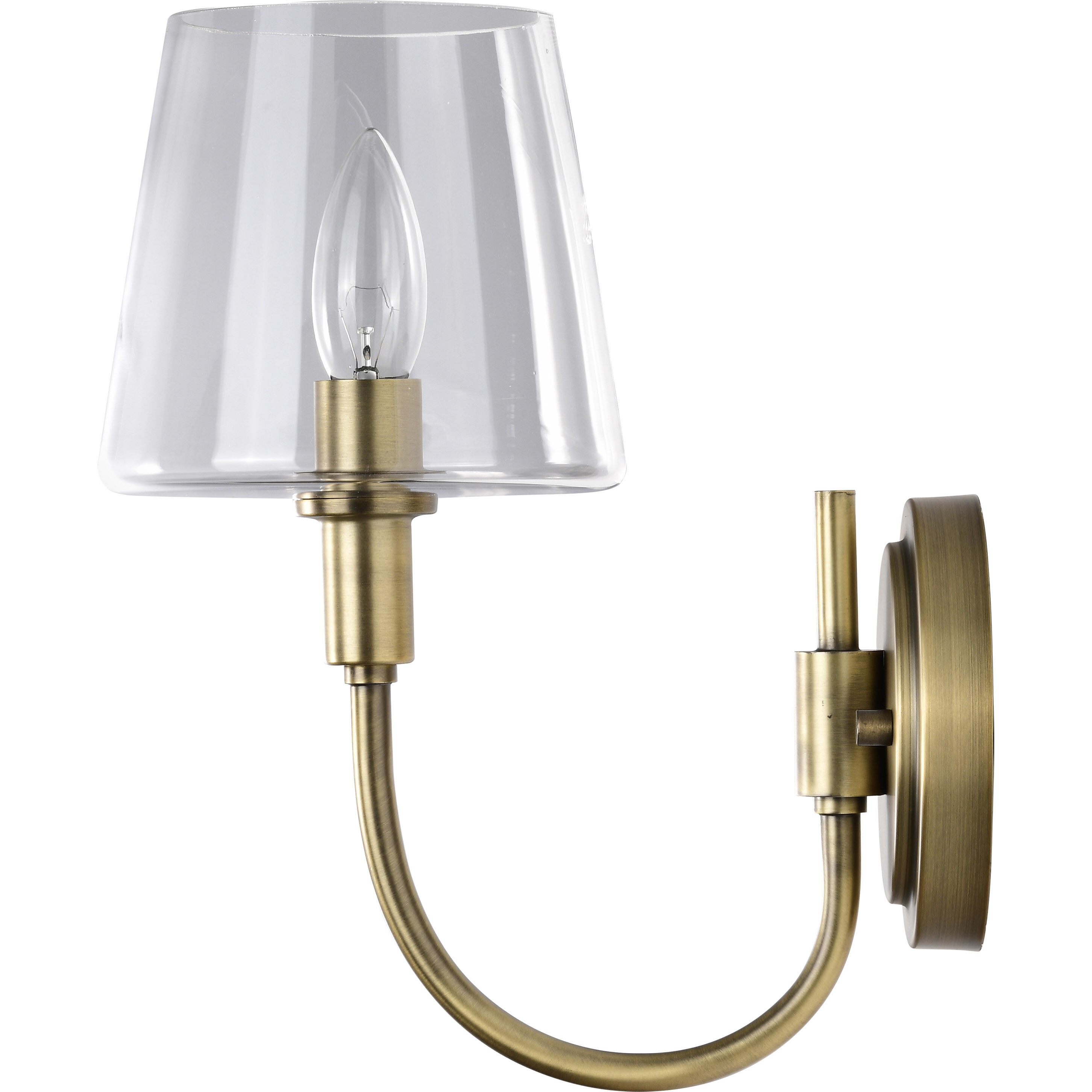 Brookside 1 Light 6 inch Vintage Brass Wall Sconce Wall Light