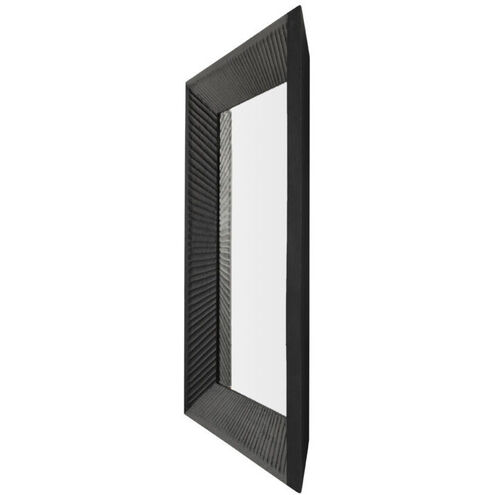 Aldrich 48 X 40 inch Textured Charcoal / Clean Mirror Mirror