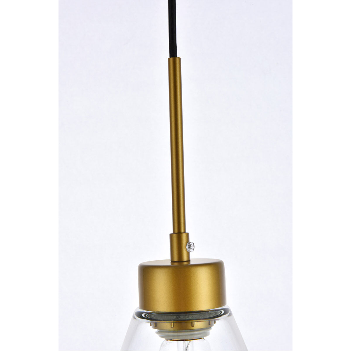Mera 1 Light 8 inch Brass Pendant Ceiling Light